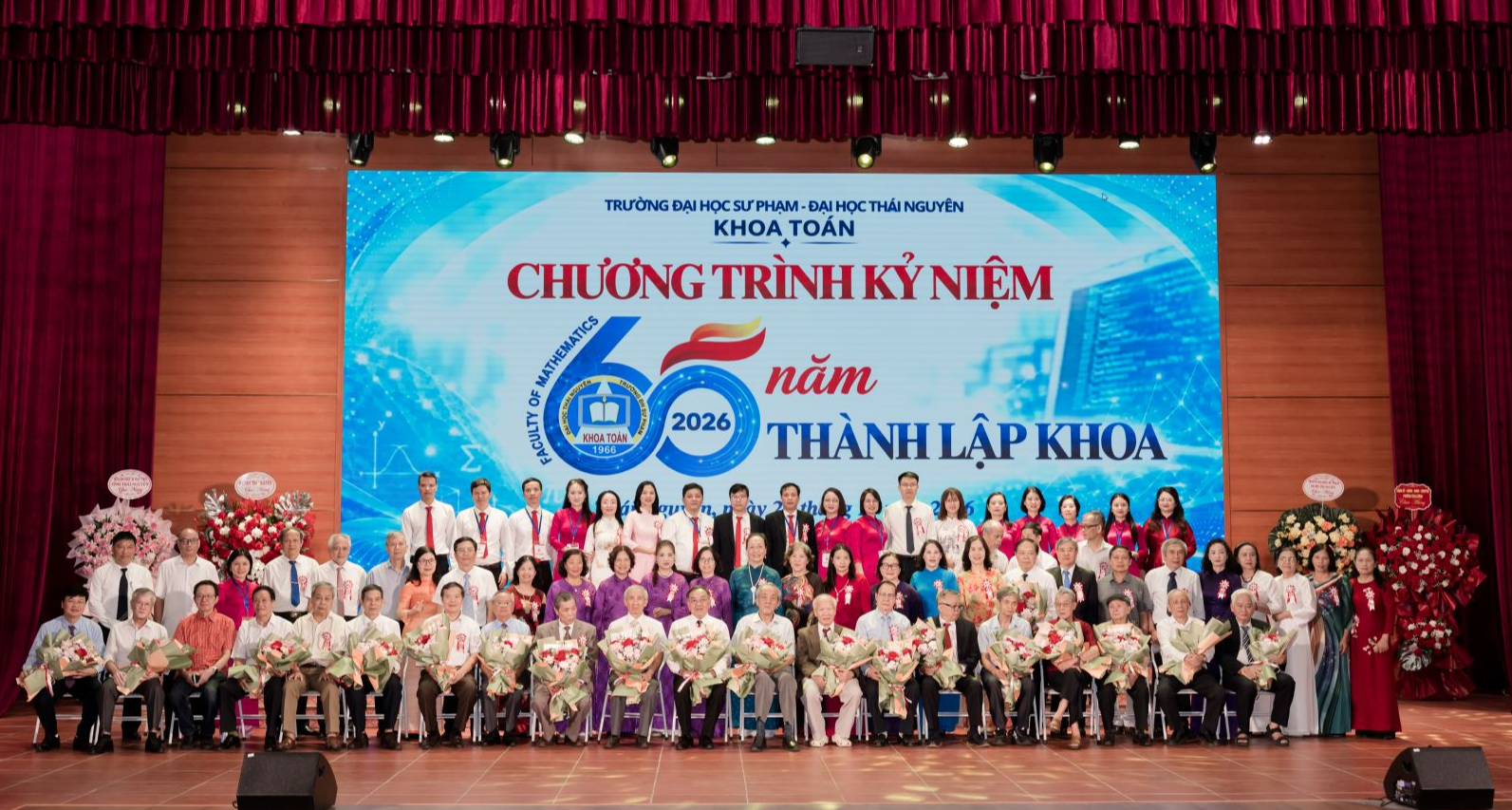 Chương trình kỷ niệm 60 năm thành lập Khoa Toán hướng tới kỷ niệm 60 năm ngày truyền thống Trường Đại học Sư phạm - Đại học Thái Nguyên (31/10/1966 - 31/10/2026)