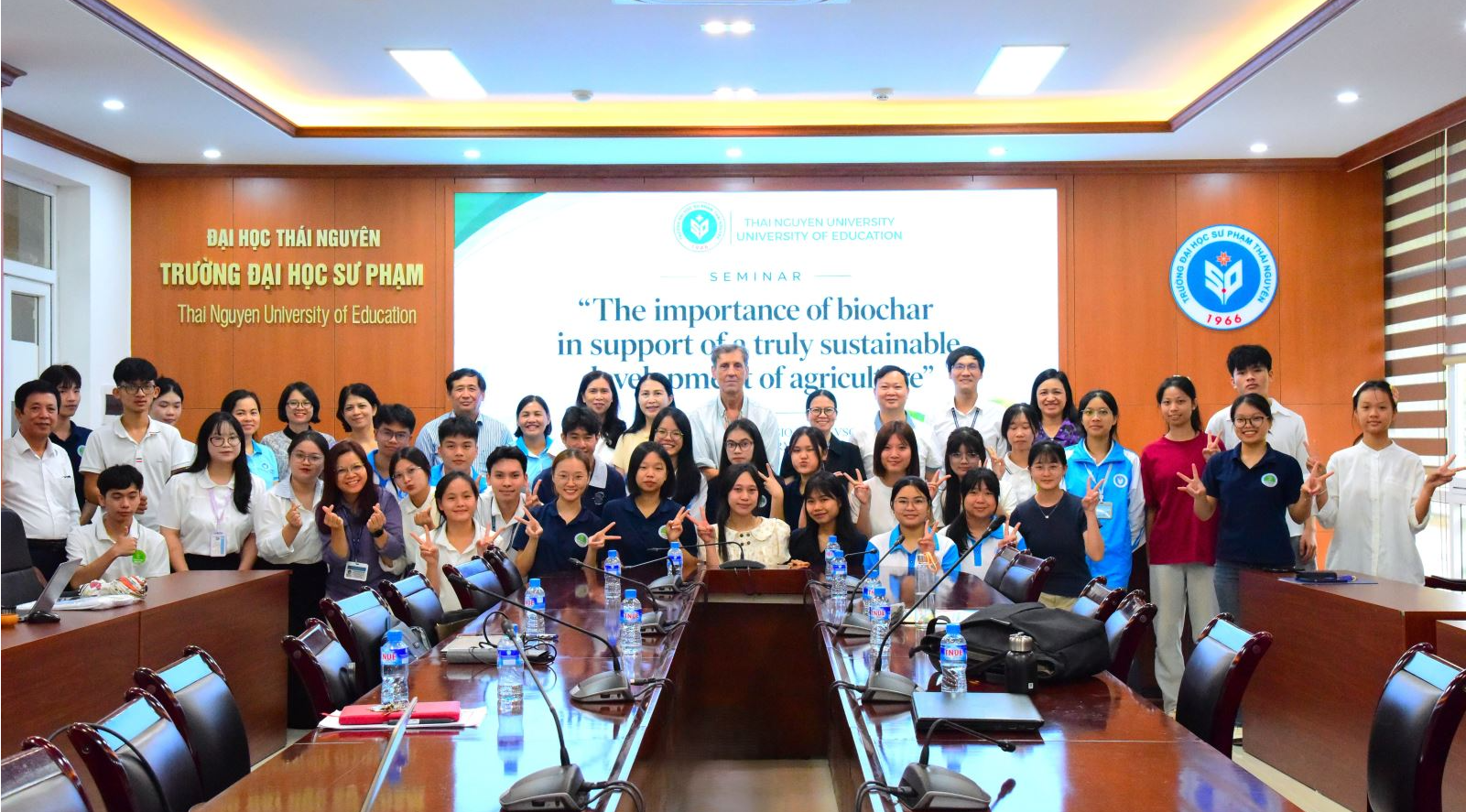 Trường Đại học Sư phạm – Đại học Thái Nguyên tổ chức Hội thảo chuyên đề “Biochar” với chuyên gia Đại học Parma, Cộng hòa Ý