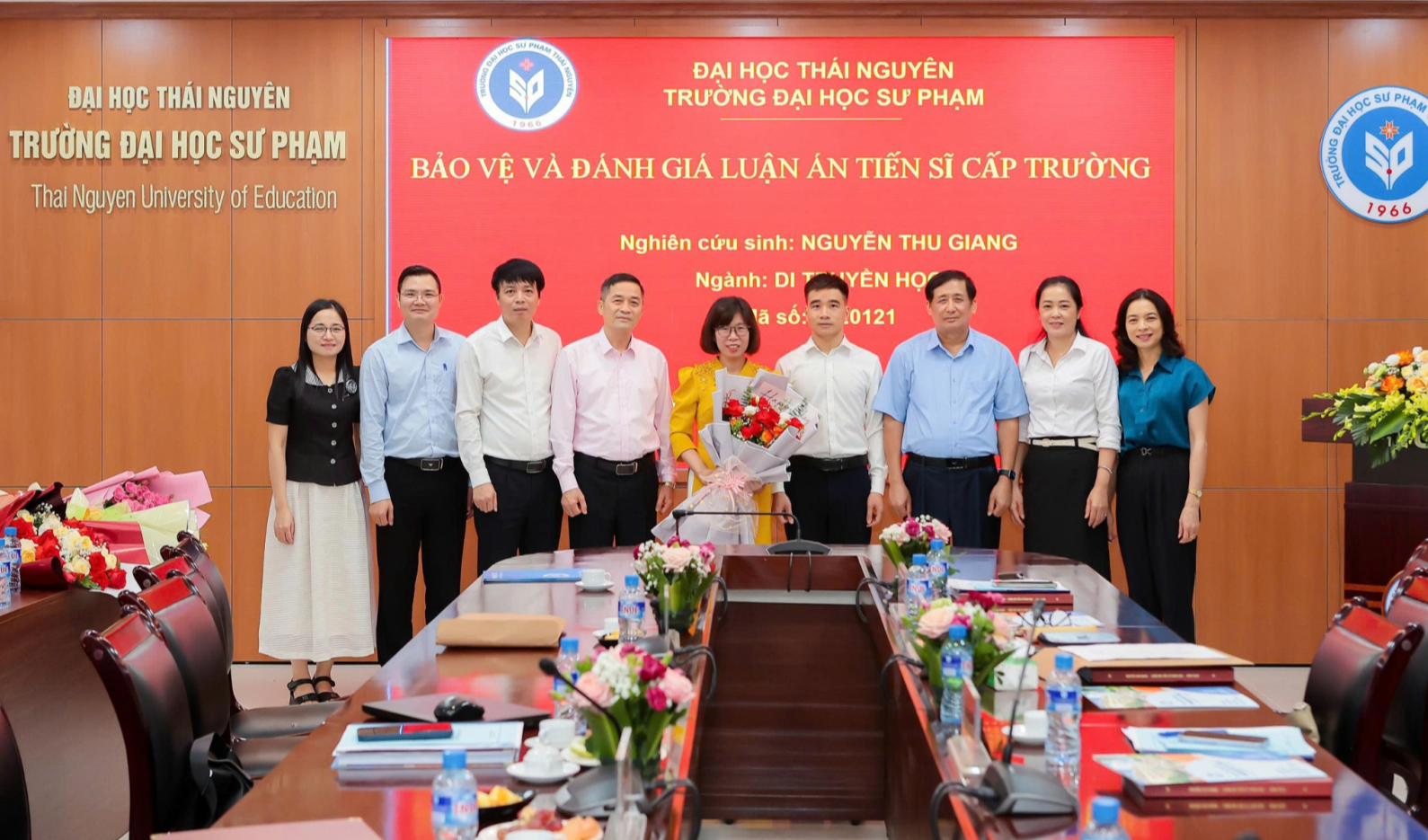 Trường Đại học Sư phạm - Đại học Thái Nguyên tổ chức bảo vệ và đánh giá luận án tiến sĩ cấp Trường